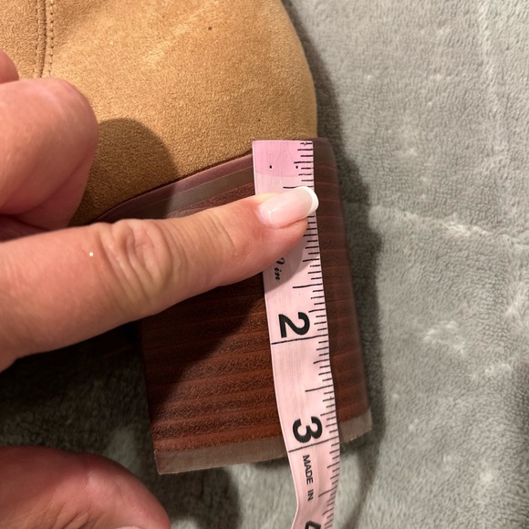 J.Crew $198 Sueded Platform Boots in Sienna Size 8.5 Tan/camel - Picture 7 of 7